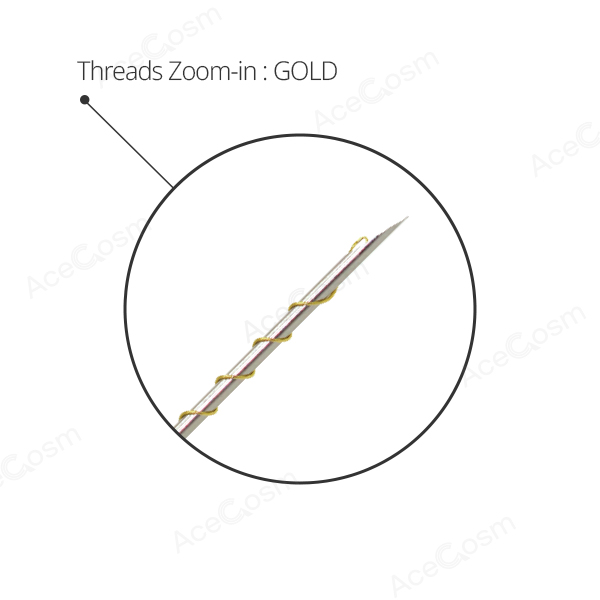 AESTHELINE GOLD G LINE 30G 13MM [20EA] gallery image