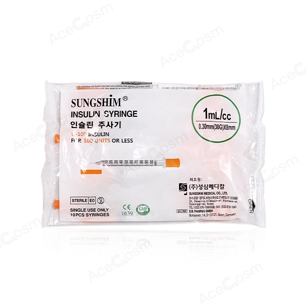[SET] INSULIN SYRINGES 1ML [10EA] gallery image