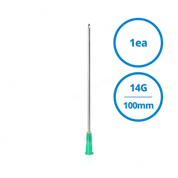 BIENCANNULA 14G 100MM