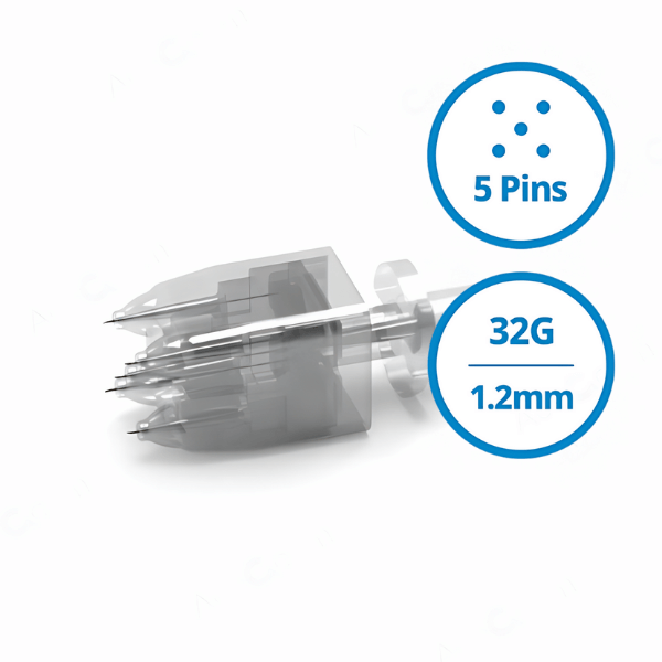 CRYSTAL MULTI NEEDLE 5 PINS 1.2MM