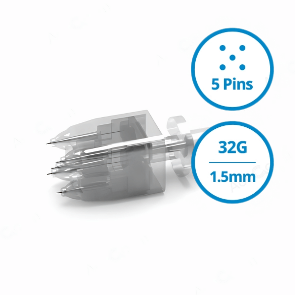 CRYSTAL MULTI NEEDLE 5 PINS 1.5MM